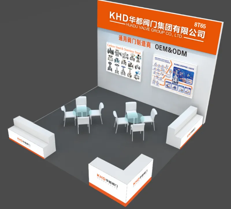 Hoka Kopana le Sehlopha sa Huadu Valve (KHD) ka Oct 2026? Zhejiang Int'l Valve Fair, Booth 8T65