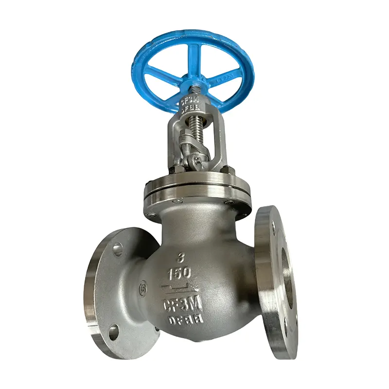 Sesepa sa tšepe sa 316l Flanged Globe Valve